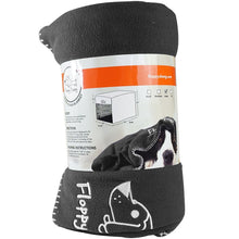 Load image into Gallery viewer, Extra Large Crate Cover Fits 42 Inch Dog Crates or Smaller. Easy to Put On, Take Off, and Adjust. Doubles as a Comfy Blanket. Slate Gray Lightweight and Breathable Polar Fleece