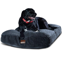 Load image into Gallery viewer, Extra Large Dog Bed with Blended Memory Foam, Removable Cover and Waterproof Liner. Made for Dogs up to 100lbs or More. (Gray)
