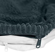 Load image into Gallery viewer, Extra Large Dog Bed Replacement Cover and Waterproof Liner for Pillows up to 48” L x 30” W – Gray