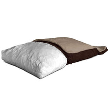 Load image into Gallery viewer, Extra Large Dog Bed with Blended Memory Foam, Two Removable Interchangeable Covers and Waterproof Liner. Made for Dogs up to 100lbs or More.