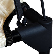 Load image into Gallery viewer, Just Chillin’ Elevated Dog Bed. LuxLife Edition - Premium Cot Includes Two Designer Canopies. Lightweight and Portable, Indoor or Outdoor. Chill in Style on Raised Breathable Mesh Fabric. Medium 30 L x 24 W x 28 H