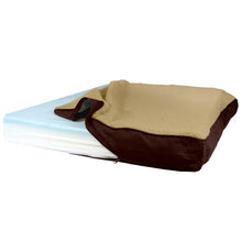 Load image into Gallery viewer, Large Orthopedic Memory Foam Dog Bed, Removable Cover and Waterproof Liner - Brown 40" L x 28" W x 4" H