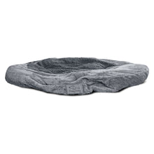 Load image into Gallery viewer, Medium Round Bolster Dog Bed Replacement Cover for Beds up to 30" W – Gray