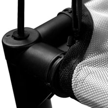 Load image into Gallery viewer, Just Chillin' Elevated Dog Bed Cot with Removable Canopy. Lightweight and Portable. High Quality Steel Construction. Medium Gray 30” L x 24” W x 28” H