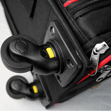 Load image into Gallery viewer, 3 in 1 Pet Carrier with Wheels for Dogs and Cats Up to 12 Pounds. Soft Sided Tote, Mesh Ventilation Windows, Removable Wheels. Airline Approved